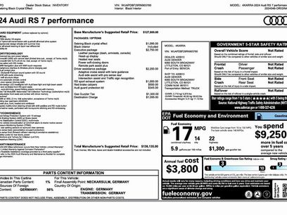 Used 2024 Audi RS 7 Performance