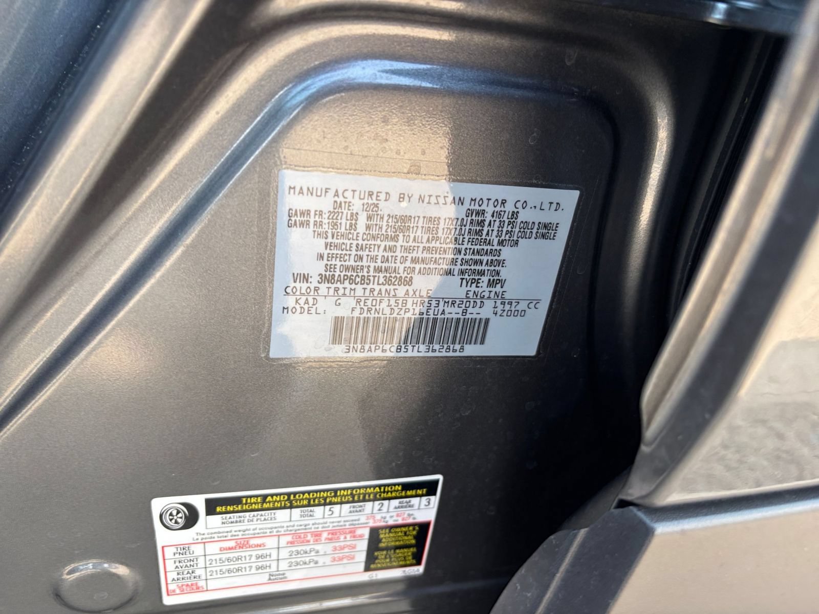 Used 2026 Nissan Kicks SV w/ Cold Weather Package AWD/4WD image 27