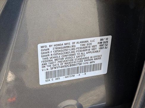 Used 2012 Honda Pilot Touring image 15