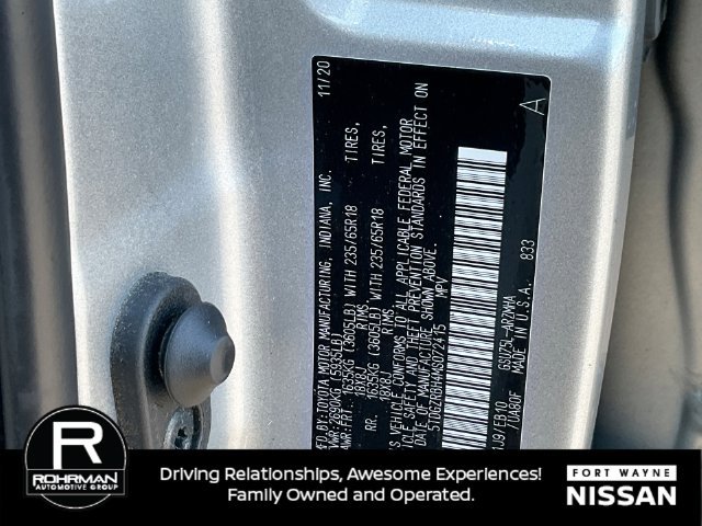 Used 2021 Toyota Highlander XLE AWD/4WD image 39