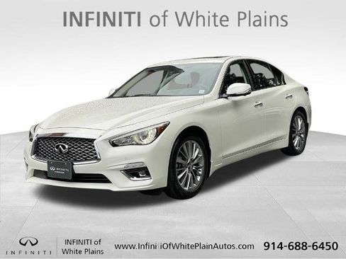 Certified 2022 INFINITI Q50 Luxe w/ Cargo Package AWD/4WD image 1