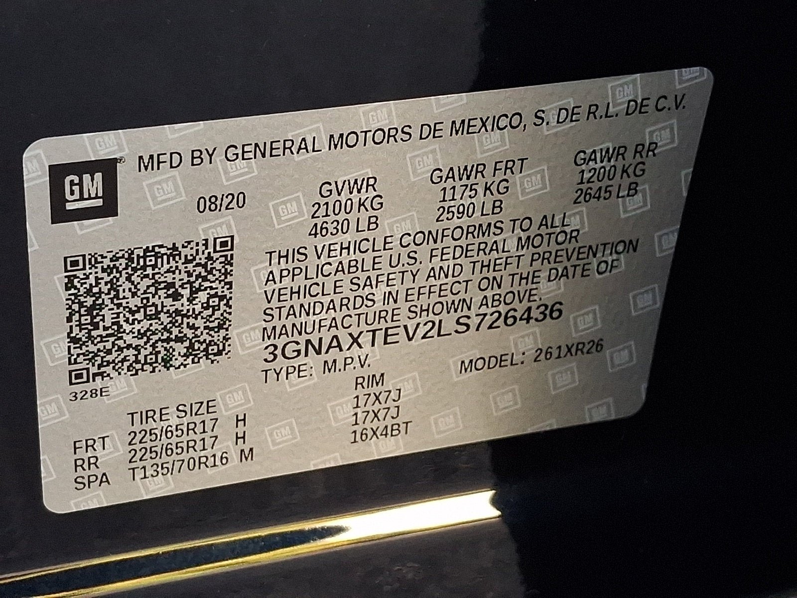 Used 2020 Chevrolet Equinox LT w/ Driver Convenience Package AWD/4WD image 27