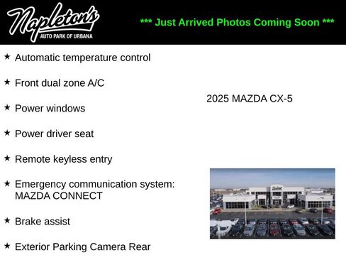 Used 2025 MAZDA CX-5 AWD 2.5 S w/ Select Package image 1