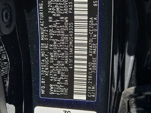 Used 2021 Toyota Camry XLE image 37