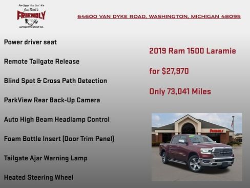 Used 2019 RAM 1500 Laramie image 15