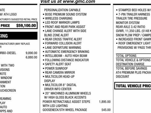 Certified 2021 GMC Sierra 2500 AT4 w/ AT4 Premium Plus Package AWD/4WD image 2