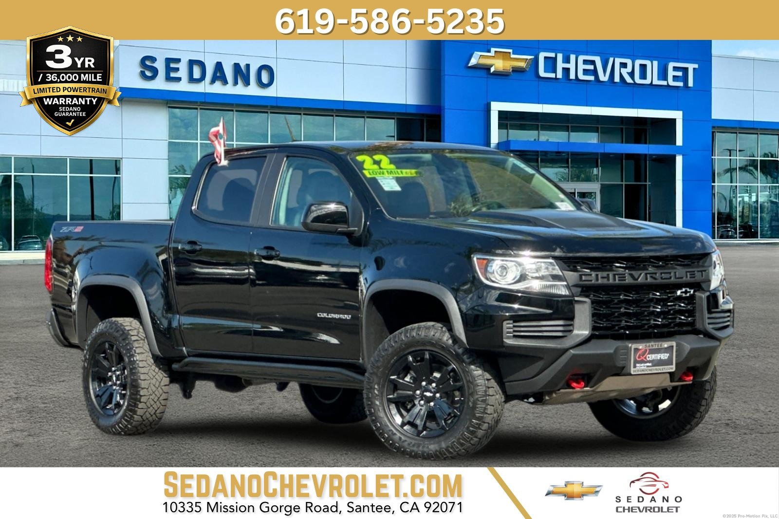 Used 2022 Chevrolet Colorado ZR2 w/ ZR2 Midnight Special Edition AWD/4WD image 1