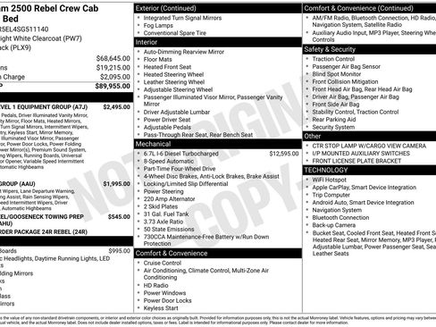 New 2025 RAM 2500 Rebel w/ Rebel Level 1 Equipment Group AWD/4WD image 4