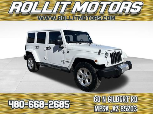 Used 2015 Jeep Wrangler Unlimited Sahara w/ Connectivity Group image 1