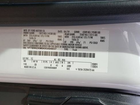 Used 2019 Ford Transit 350 148 High Roof RWD image 25