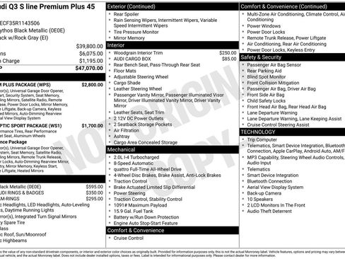 Certified 2024 Audi Q3 2.0T Premium Plus w/ Premium Plus Package AWD/4WD image 33