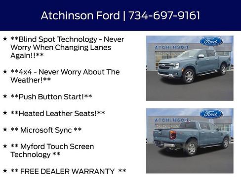 Certified 2024 Ford Ranger Lariat w/ Trailer Tow Package image 8
