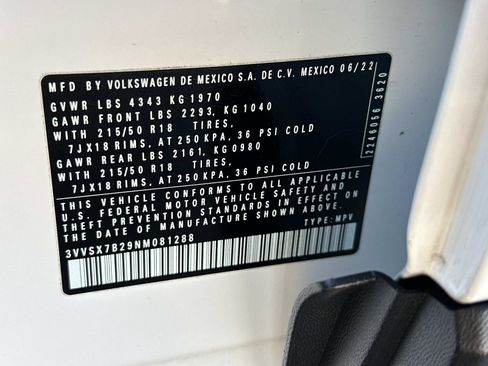 Used 2022 Volkswagen Taos SE image 18