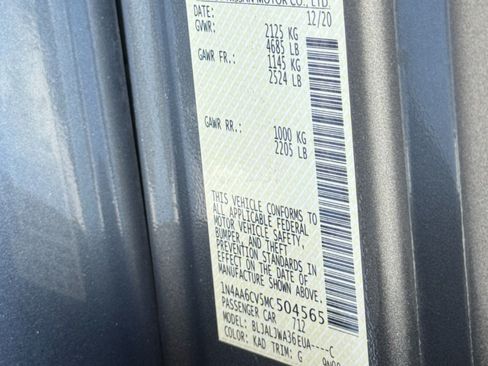 Used 2021 Nissan Maxima 3.5 SV w/ Floor Mat Group FWD image 42