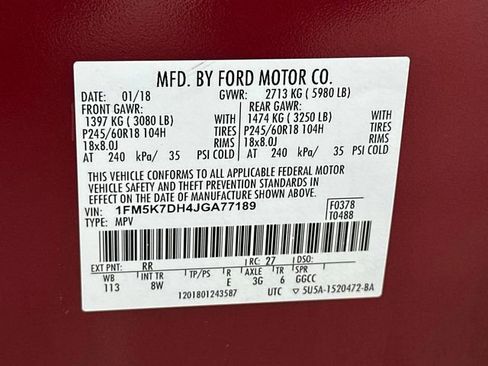 Used 2018 Ford Explorer XLT FWD image 30