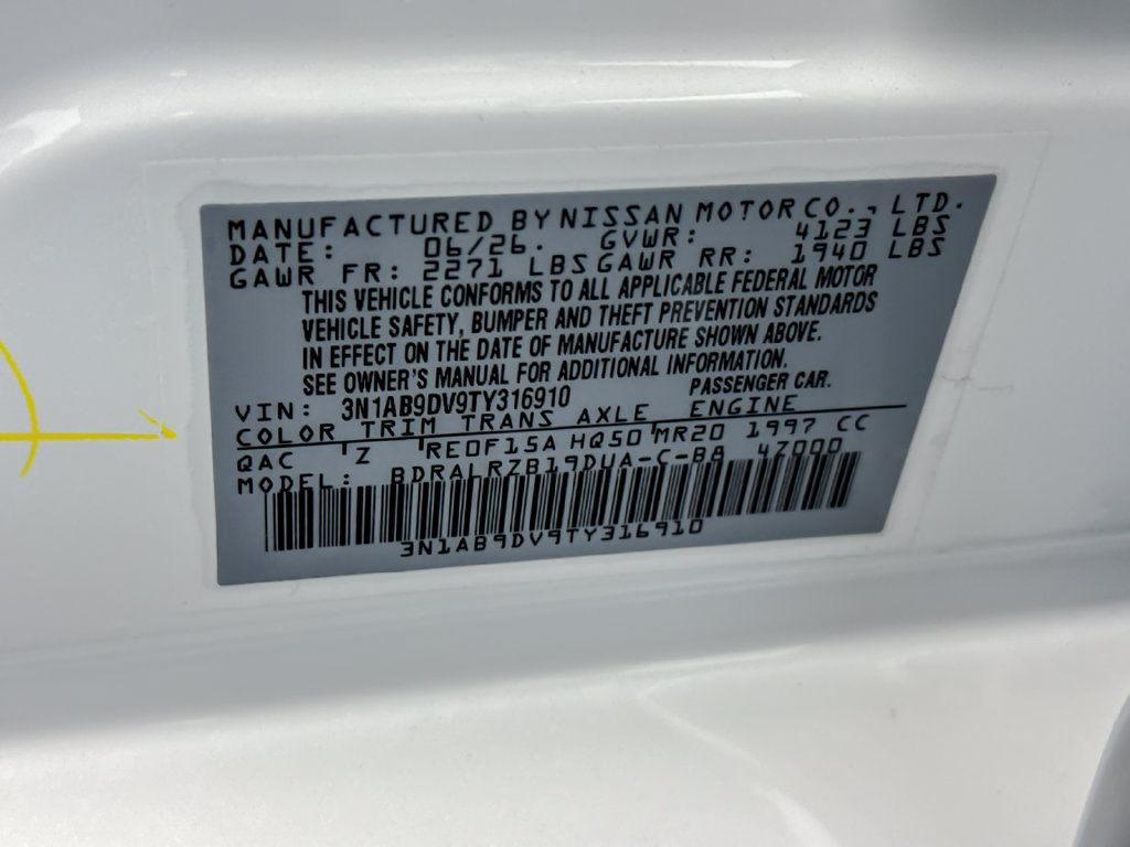 Used 2026 Nissan Sentra SR w/ SR Premium Package FWD image 26