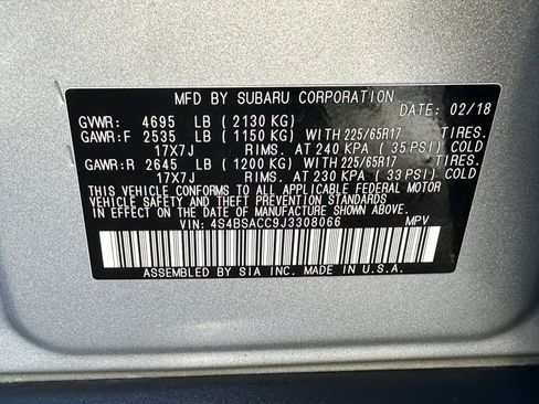 Used 2018 Subaru Outback 2.5i Premium AWD/4WD image 36