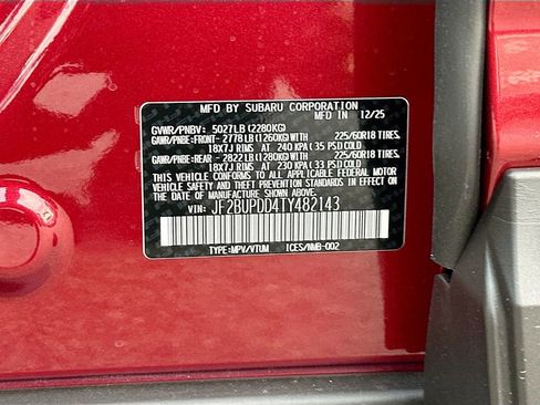 New 2026 Subaru Outback Limited image 33