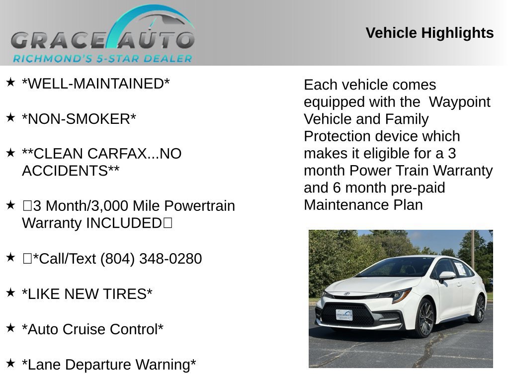 Used 2022 Toyota Corolla SE FWD image 2