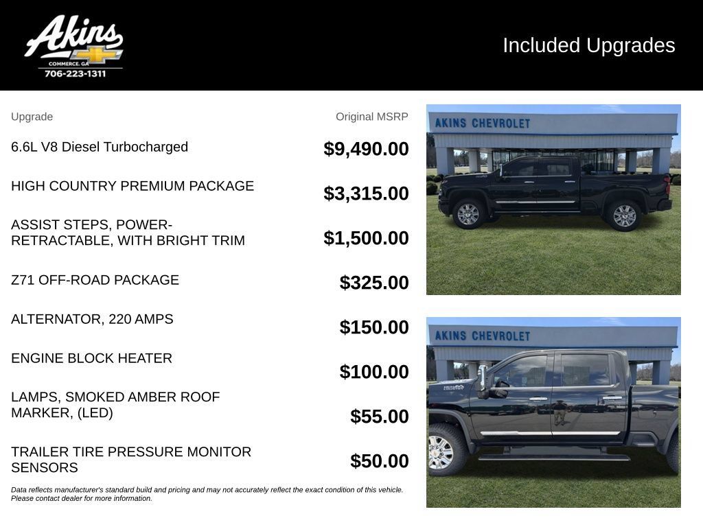 Used 2024 Chevrolet Silverado 2500 High Country w/ High Country Premium Package AWD/4WD image 5