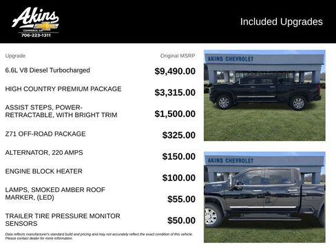 Used 2024 Chevrolet Silverado 2500 High Country w/ High Country Premium Package AWD/4WD image 5