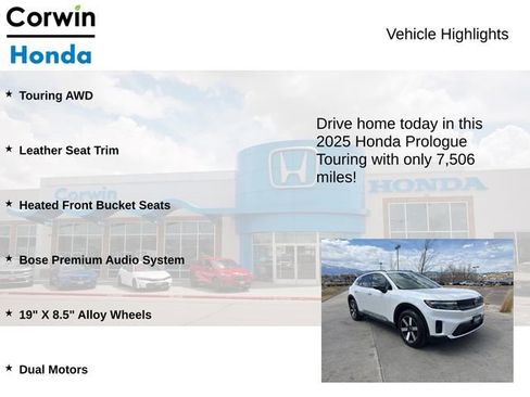Used 2025 Honda Prologue Touring image 6