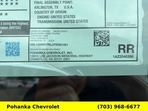 New 2026 Chevrolet Tahoe High Country AWD/4WD image 30