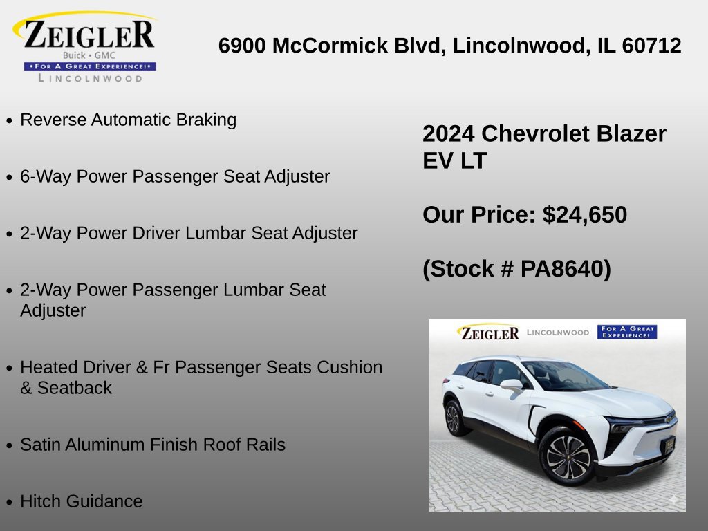Certified 2024 Chevrolet Blazer EV LT AWD/4WD image 36