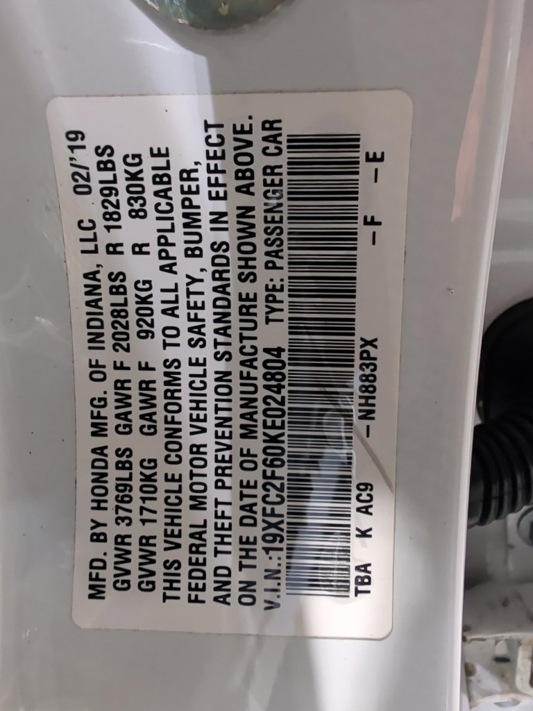 Used 2019 Honda Civic LX image 3