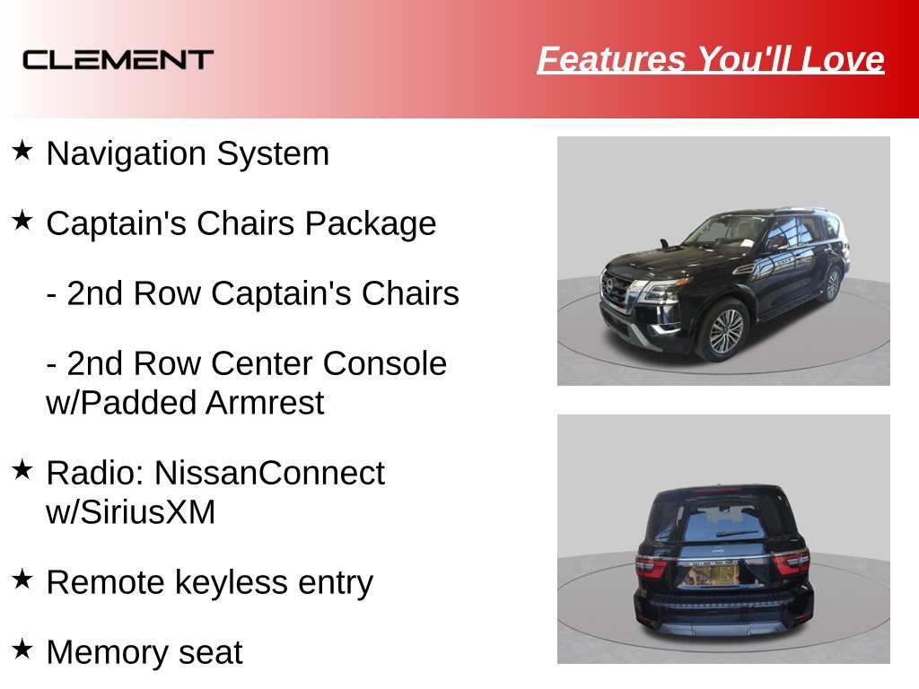 Used 2024 Nissan Armada SL w/ Captain's Chairs Package AWD/4WD image 9