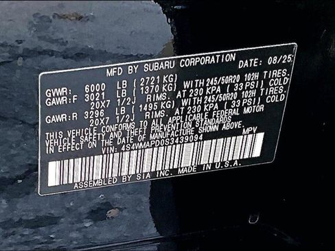 Certified 2025 Subaru Ascent Limited image 21