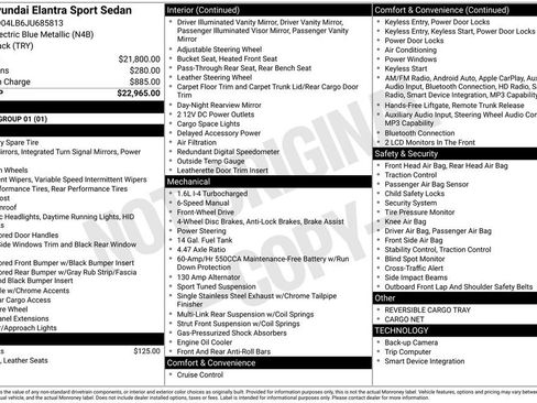 Used 2018 Hyundai Elantra Sport image 11