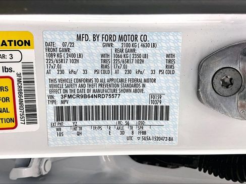 Certified 2022 Ford Bronco Sport Big Bend AWD/4WD image 35