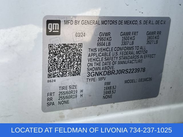 Certified 2024 Chevrolet Blazer EV LT AWD/4WD image 32