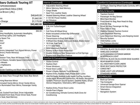 Used 2022 Subaru Outback Touring XT AWD/4WD image 9