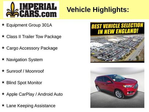 Used 2020 Ford Edge Titanium w/ Equipment Group 301A AWD/4WD image 3
