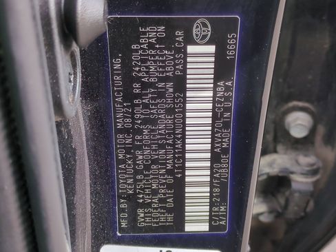 Used 2022 Toyota Camry LE image 33