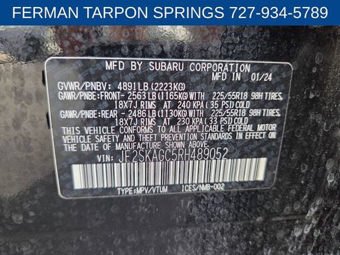 Used 2024 Subaru Forester Sport w/ Convenience Package AWD/4WD image 21