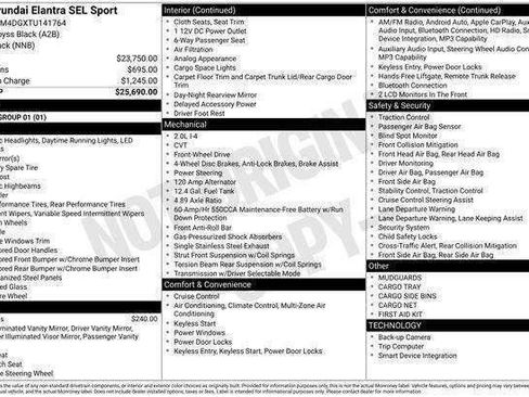 New 2026 Hyundai Elantra Sport FWD image 30