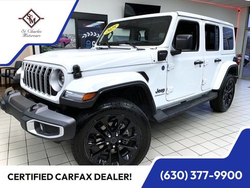 Used 2025 Jeep Wrangler Unlimited Sahara w/ Safety Group AWD/4WD image 1