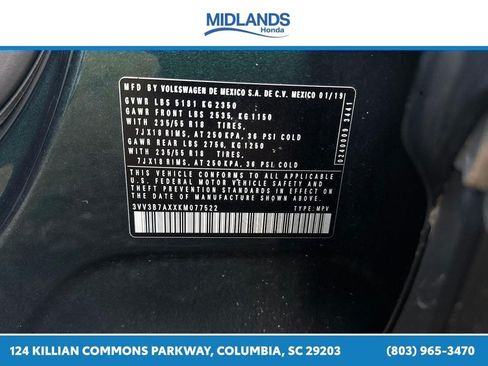 Used 2019 Volkswagen Tiguan SEL FWD image 40