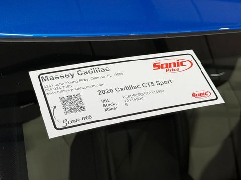 New 2026 Cadillac CT5 Sport RWD image 19