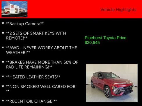 Certified 2024 Hyundai Kona N Line image 19