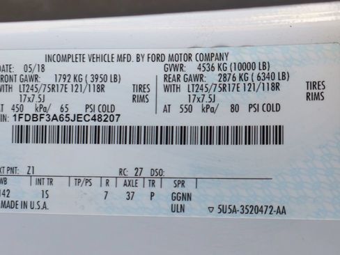 Used 2018 Ford F350 XL w/ Power Equipment Group RWD image 46