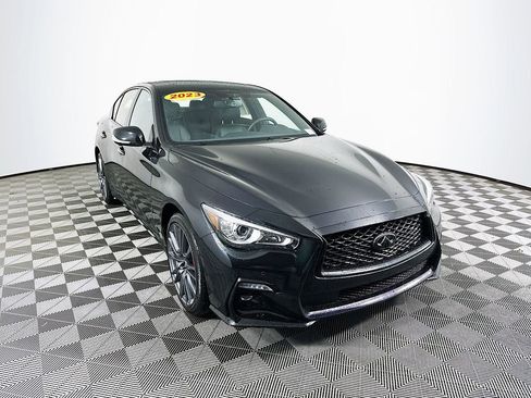 Used 2023 INFINITI Q50 Red Sport 400 w/ Black Opal Edition AWD/4WD image 3