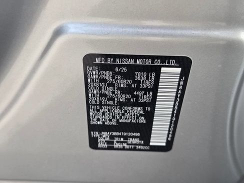 Used 2026 Nissan Armada SL w/ Captain's Chari Seat Package AWD/4WD image 24