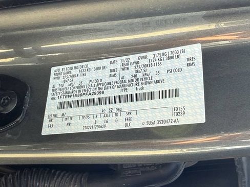 Used 2023 Ford F150 Tremor w/ Equipment Group 402A High AWD/4WD image 39