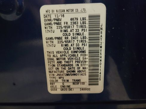 Used 2017 Nissan Rogue S image 33