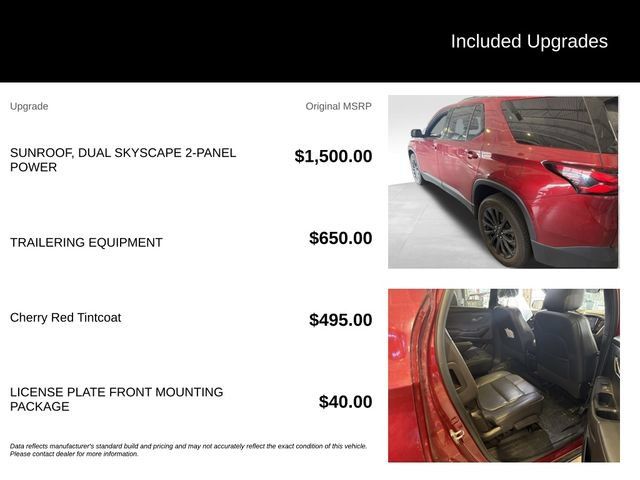 Used 2022 Chevrolet Traverse RS AWD/4WD image 5