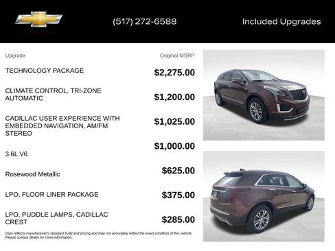 Used 2022 Cadillac XT5 Premium Luxury w/ Technology Package AWD/4WD image 5
